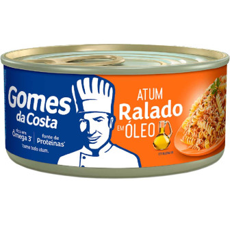 ATUM RALADO EM ÓLEO GOMES DA COSTA LATA 130G