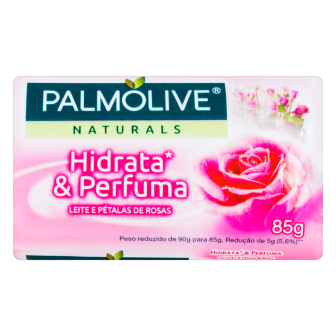 SABONETE BARRA PALMOLIVE NATURALS HIDRATA & PERFUMA ENVOLTÓRIO 85G