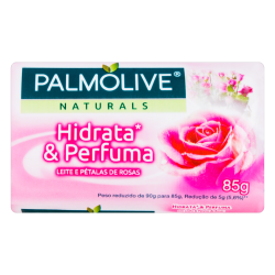 SABONETE BARRA PALMOLIVE NATURALS HIDRATA & PERFUMA ENVOLTÓRIO 85G