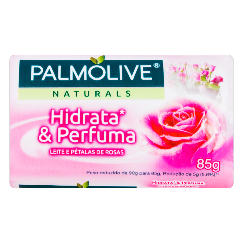SABONETE BARRA PALMOLIVE NATURALS HIDRATA & PERFUMA ENVOLTÓRIO 85G