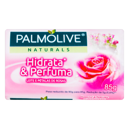 SABONETE BARRA PALMOLIVE NATURALS HIDRATA & PERFUMA ENVOLTÓRIO 85G