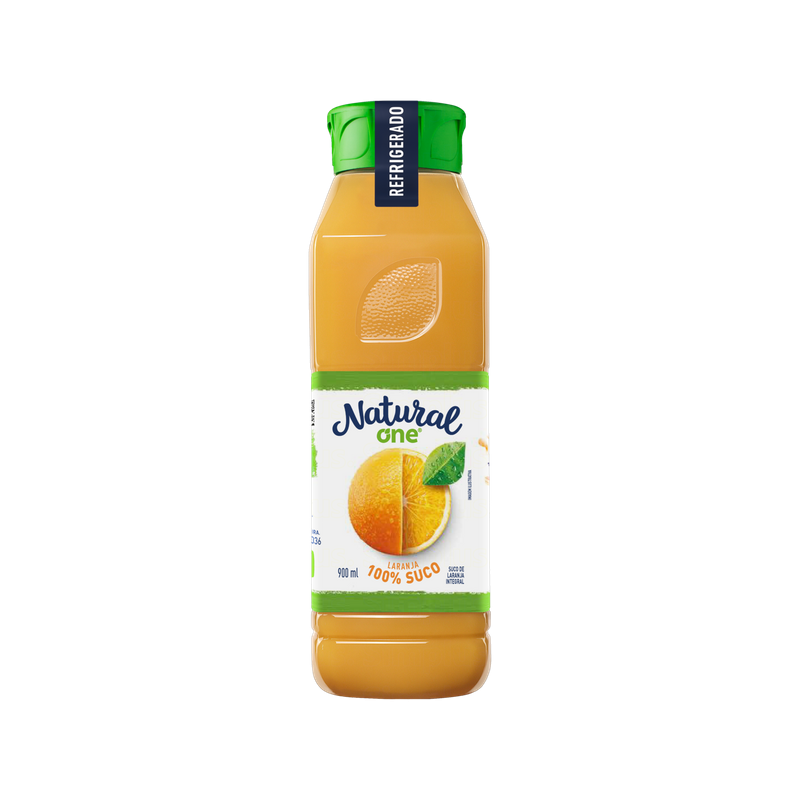SUCO INTEGRAL LARANJA NATURAL ONE REFRIGERADO GARRAFA 900ML
