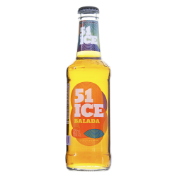 BEBIDA MISTA ALCOÓLICA GASEIFICADA BALADA 51 ICE GARRAFA 275ML