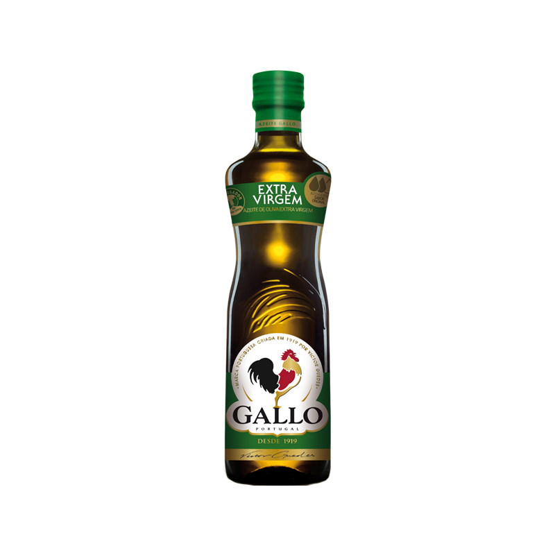 AZEITE DE OLIVA EXTRA VIRGEM CLÁSSICO PORTUGUÊS GALLO VIDRO 500ML