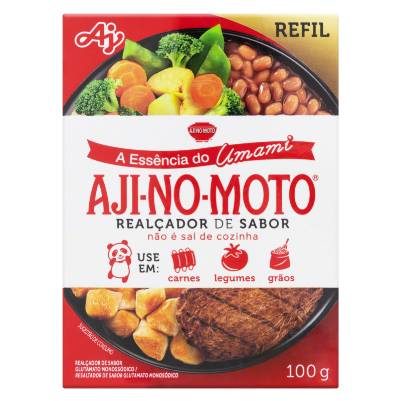 REALÇADOR DE SABOR UMAMI AJINOMOTO CAIXA 100G REFIL