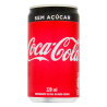 REFRIGERANTE ZERO AÇÚCAR COCA-COLA LATA 220ML