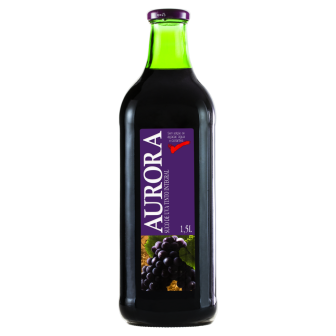SUCO INTEGRAL UVA TINTO AURORA GARRAFA 1,5L
